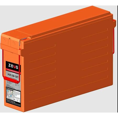 ZEUS BATTERY PRODUCTS 150AH 12V PURE LEAD SEALED LEAD ACID BATTERY PCPL150-12FT